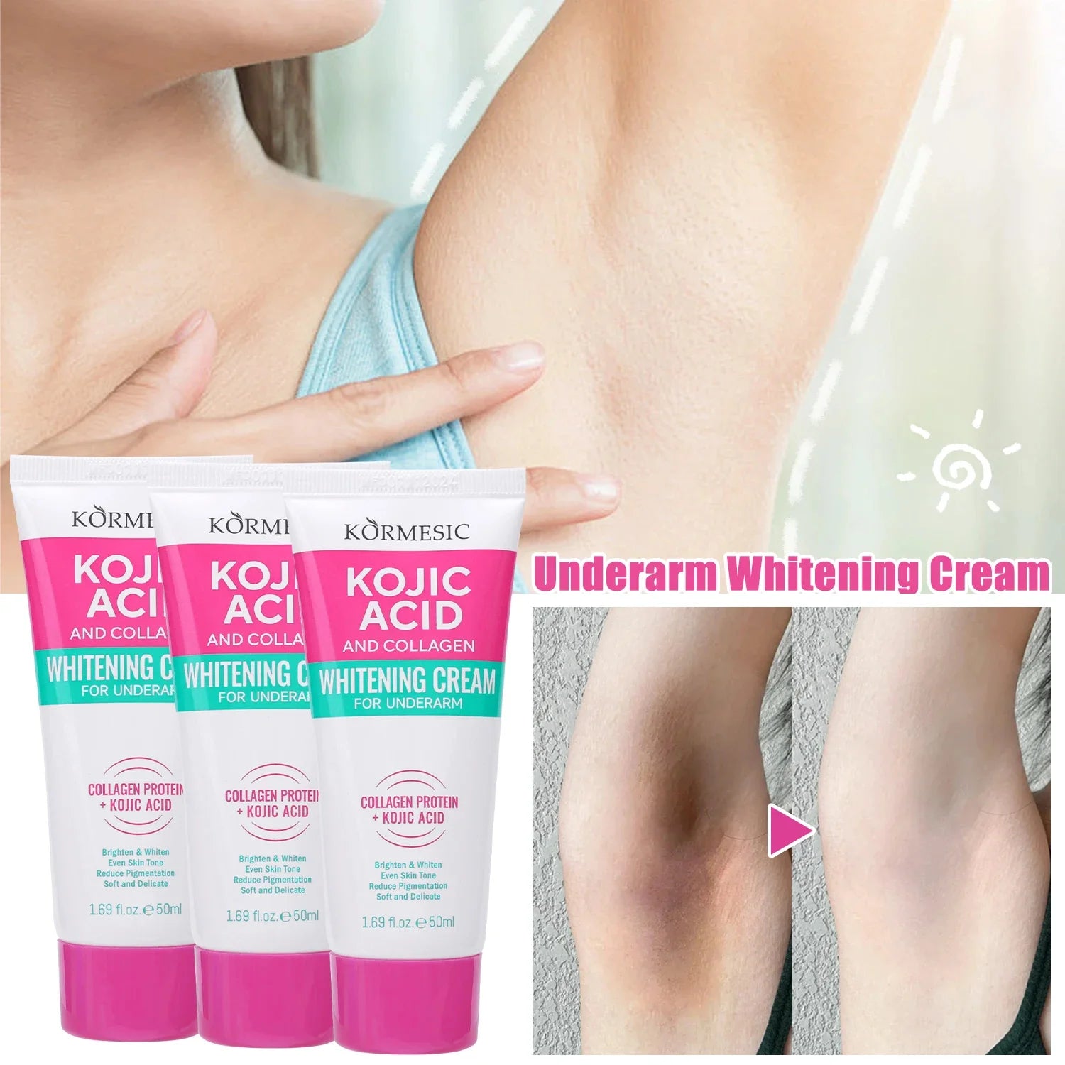 Intimate Area Brightening Serum for Underarms, Buttocks, Knees, and Inner Thighs