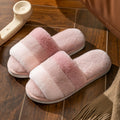 Plush Open Toe Slippers - Thick Sole Non-Slip House Slippers, Five Colours, EU 36-45 - Amora