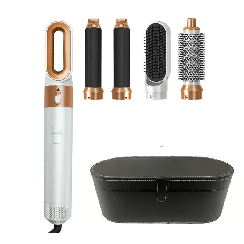 5 in 1 Hair Dryer Brush Hot Comb Set Professional Curling Iron Hair Straightener Styling Tool for Professional Hair Dryer
