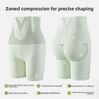 Women's High Waisted Shaping Leggings - Seamless Tummy Control Safety Pants, Black, Nude or Mint, XXS-5XL - Amora