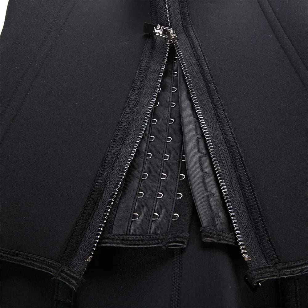 Waist Trainer Tank Top for Women Zipper Body Shaper Tummy Control Sleeveless Top Women'S Activewear Body Shaping Underwear
