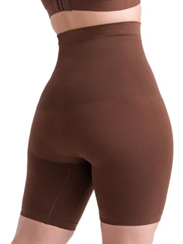 Women's High Waisted Shapewear Shorts - Seamless Tummy Control Shaping Briefs, Five Colours, XS-4XL - Amora