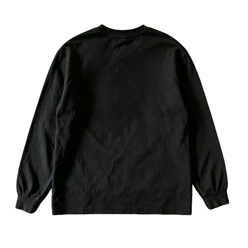 Heavyweight Long Sleeve T-Shirt - 300g Loose Fit Round Neck Tee, M-3XL - Amora