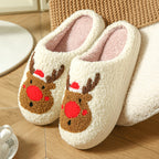 Plush Indoor Slippers - Non-Slip Faux Fur Lined House Slippers, Fifteen Designs, EU 36-45 - Amora