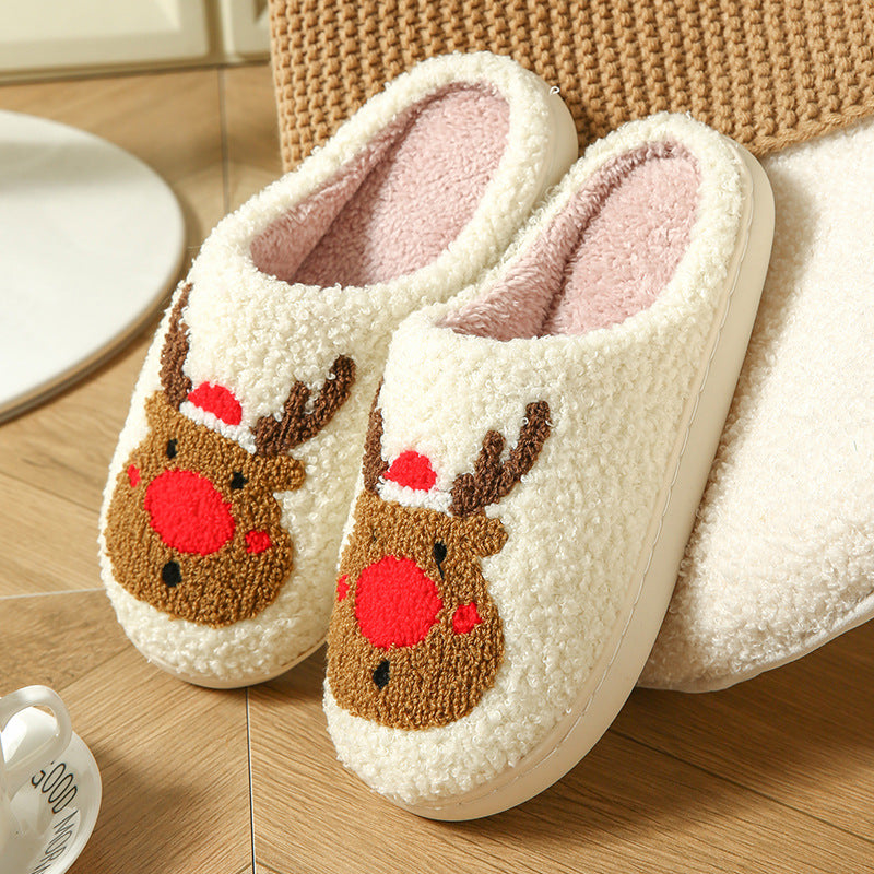 Plush Indoor Slippers - Non-Slip Faux Fur Lined House Slippers, Fifteen Designs, EU 36-45 - Amora