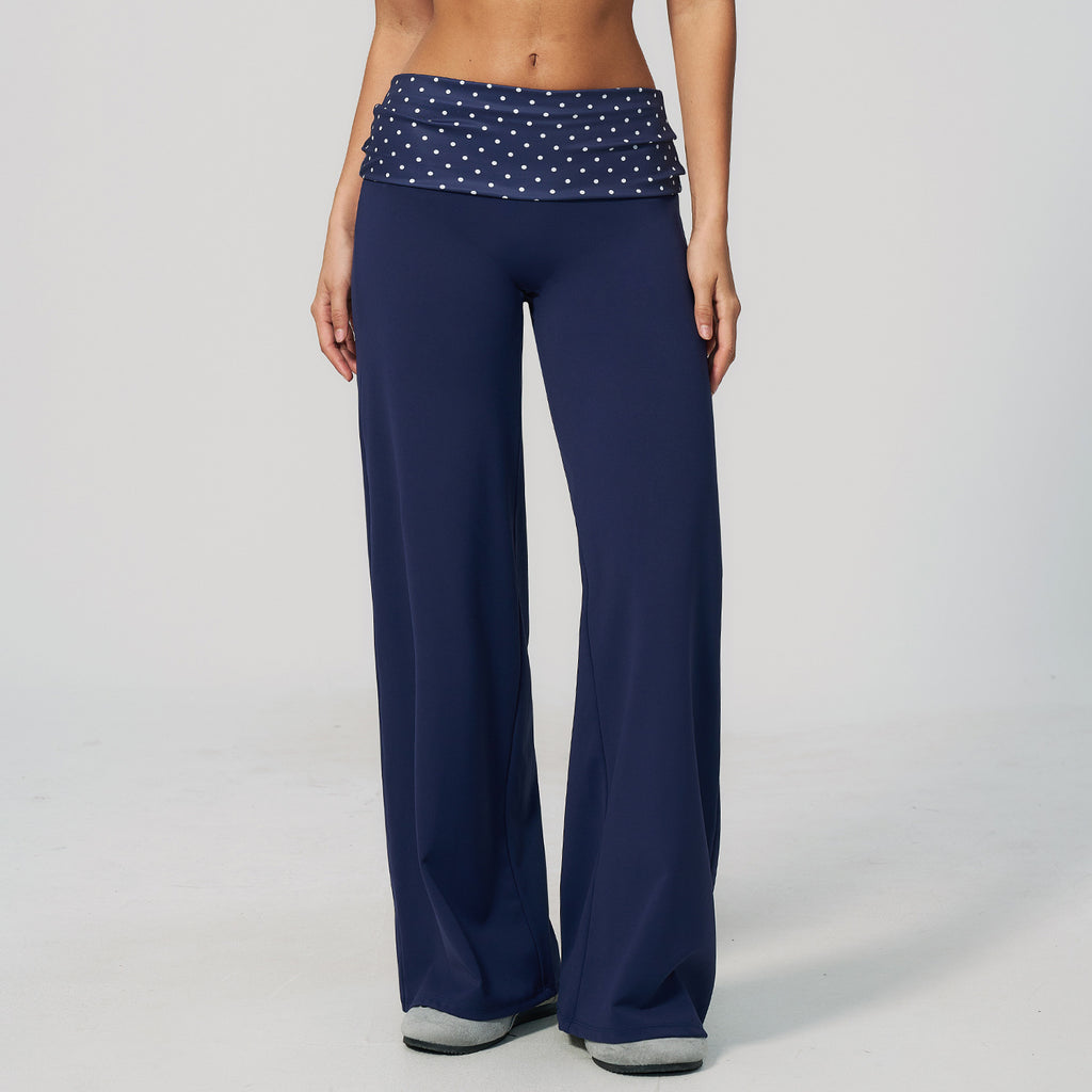 Women's Yoga Tank and Pilates Leggings - Sold as a Set or Separately, Polka Dot or Stripe, S-XL - Amora