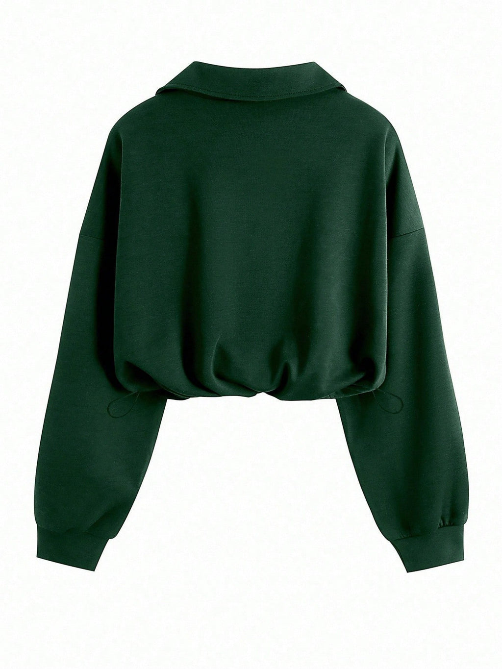 Women's Half Zip Jacket - Cropped Waist-Shaping Casual Jacket, Six Colours, S-XXL - Amora