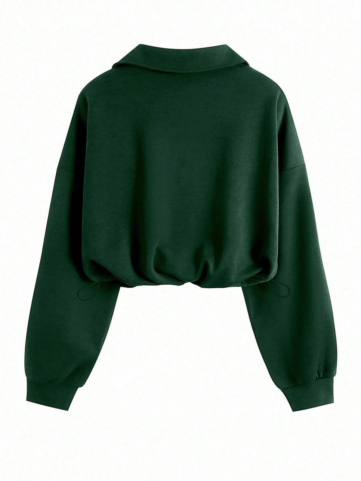 Women's Half Zip Jacket - Cropped Waist-Shaping Casual Jacket, Six Colours, S-XXL - Amora