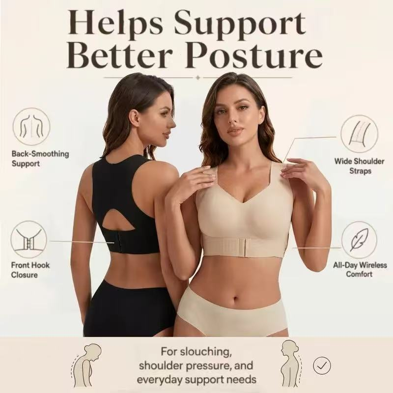 Women's Shapewear Bodysuit - Seamless Front Close Body Shaper, Black, Nude or White, S-2XL - Amora