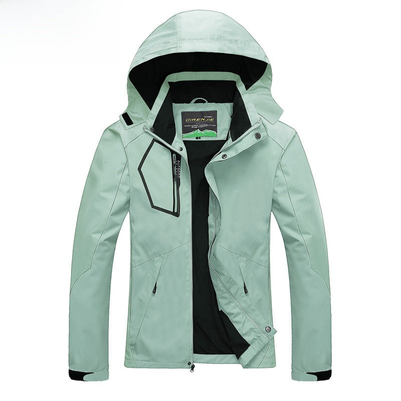 Water-Resistant Breathable Outdoor Jacket - Hiking Shell, Five Colours, M-3XL - Amora