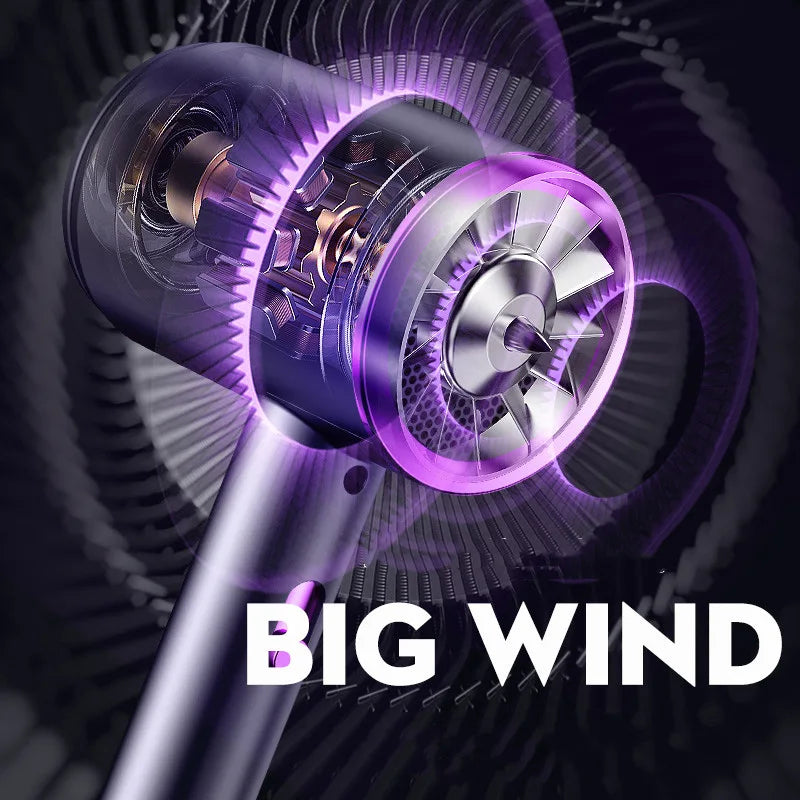 New High-Speed Hair Dryer High-Power Negative Ion Cold and Hot Ultra Silent Professional Hair Dryer for Home Hair Salons