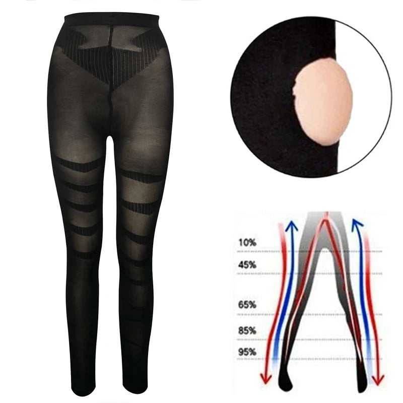 Shapewear anti Cellulite Compression Leggings Leg Slimming Body Shaper High Waist Tummy Control Panties Thigh Sculpting Slimmer