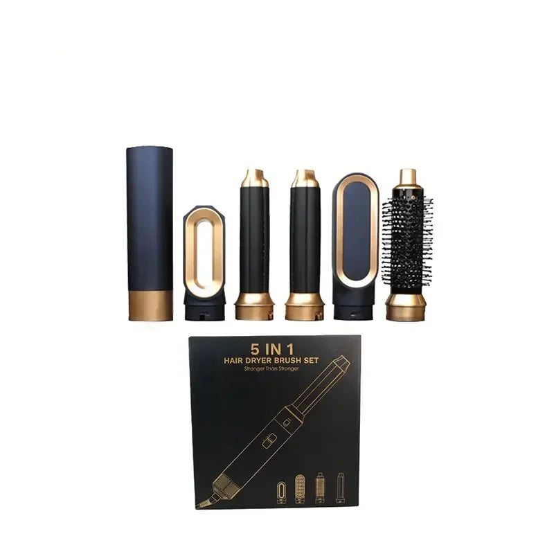 5 in 1 Hair Dryer Brush Hot Comb Set Professional Curling Iron Hair Straightener Styling Tool for Professional Hair Dryer