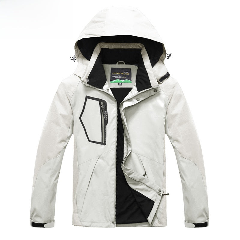 Water-Resistant Breathable Outdoor Jacket - Hiking Shell, Five Colours, M-3XL - Amora