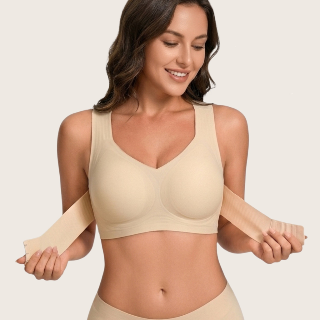 Women's Shapewear Bodysuit - Seamless Front Close Body Shaper, Black, Nude or White, S-2XL - Amora