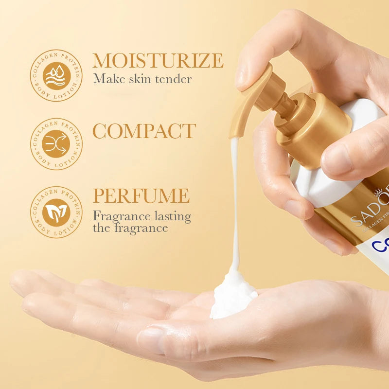 Collagen-Infused Body Lotion for Firming and Hydration - Advanced Moisturizer for Dry, Sagging Skin, 300G