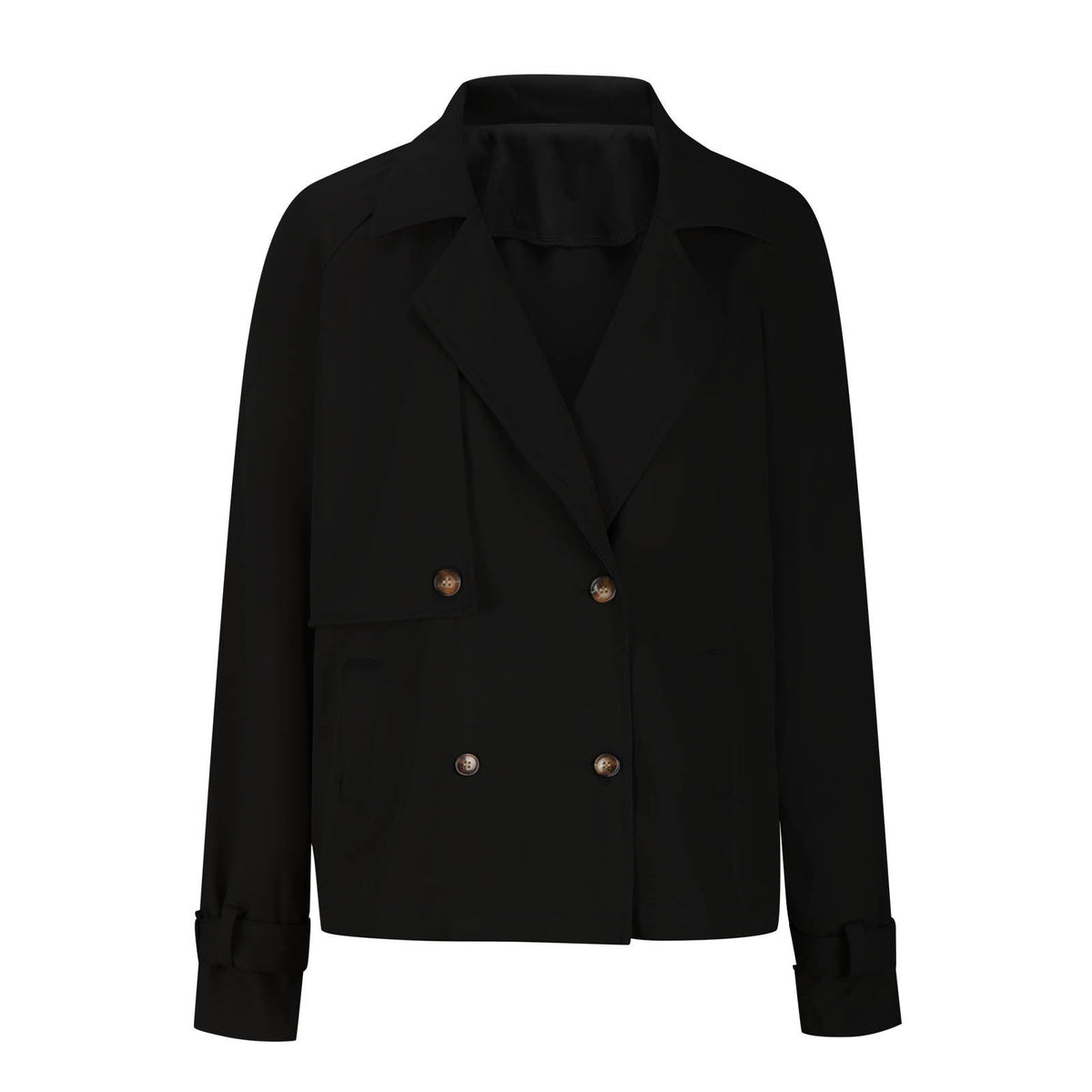 Women's Autumn Suit Set - Blazer and Trousers, Khaki, Grey, Burgundy, Black or Blue, S-2XL - Amora