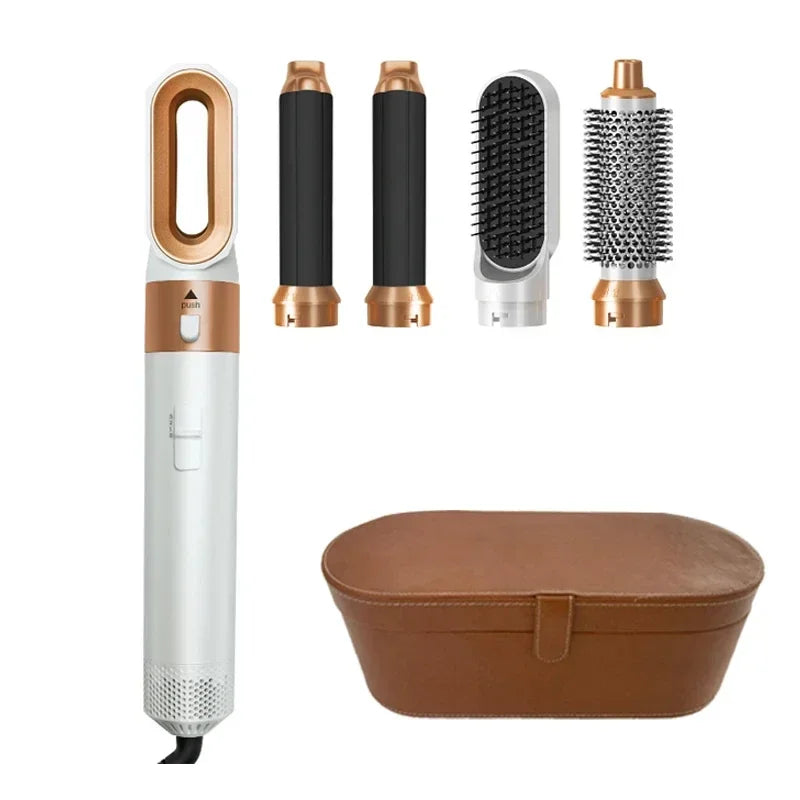 5 in 1 Hair Dryer Brush Hot Comb Set Professional Curling Iron Hair Straightener Styling Tool for Professional Hair Dryer