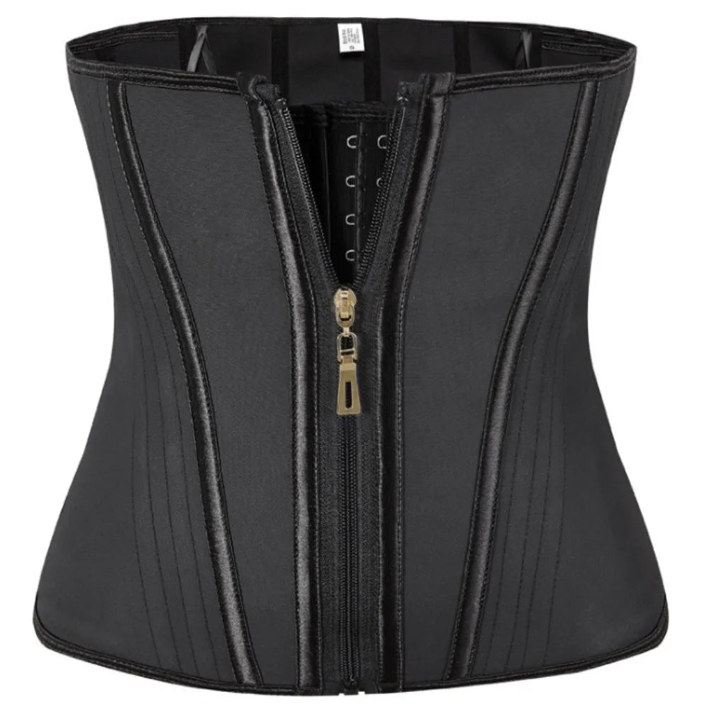 Waist Trainer Tummy Control Shapewear Tummy Control Belly Contracting Postpartum Body Shaper Zipper Buckle Seamless