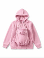 Women's Hooded Fleece Sweatshirt - Loose Fit Hoodie with Pockets, Five Colours, S-XXL - Amora