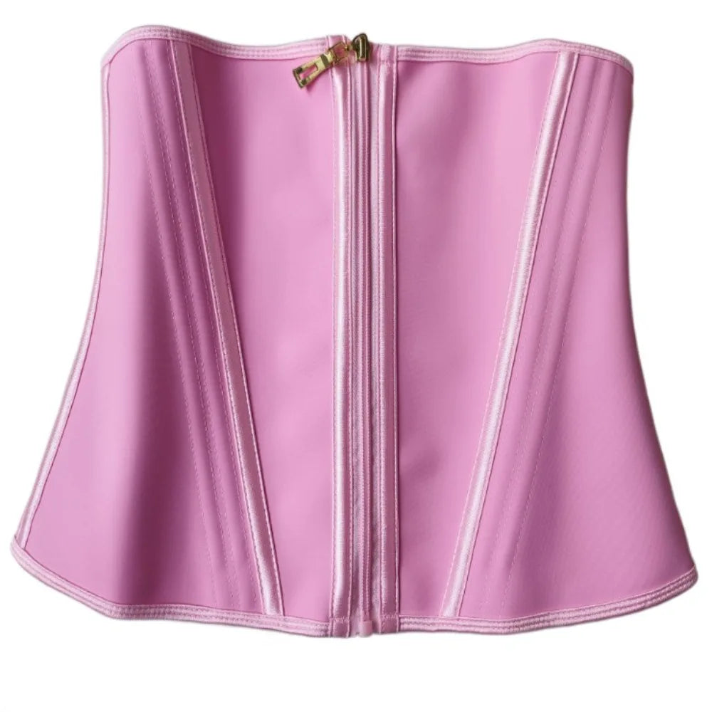 Waist Trainer Tummy Control Shapewear Tummy Control Belly Contracting Postpartum Body Shaper Zipper Buckle Seamless