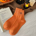 Thick Cotton Mid-Calf Socks - Warm Anti-Slip Winter Socks, Five Colours, One Size 33-44 - Amora