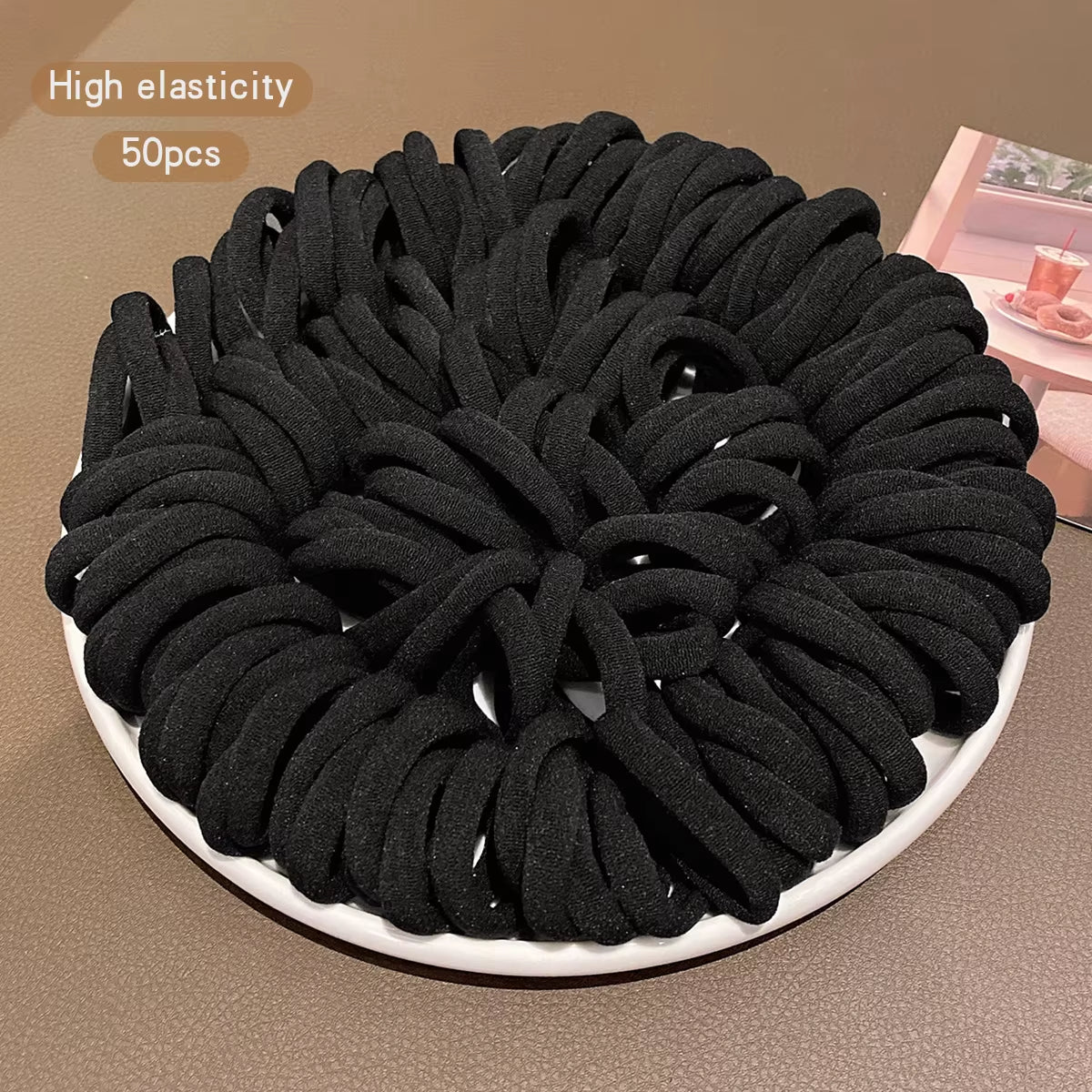 100 Seamless, High Elasticity, Durable Korean Style Hair Accessories with Elastic Bands Suitable for Daily Use
