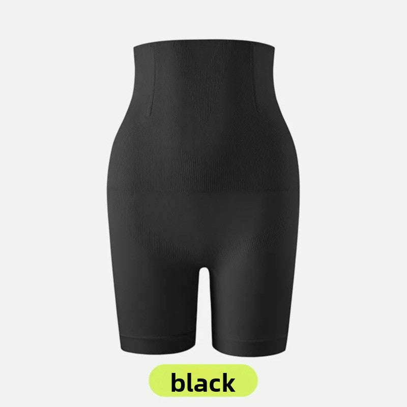 Women's High Waisted Shaping Leggings - Seamless Tummy Control Safety Pants, Black, Nude or Mint, XXS-5XL - Amora