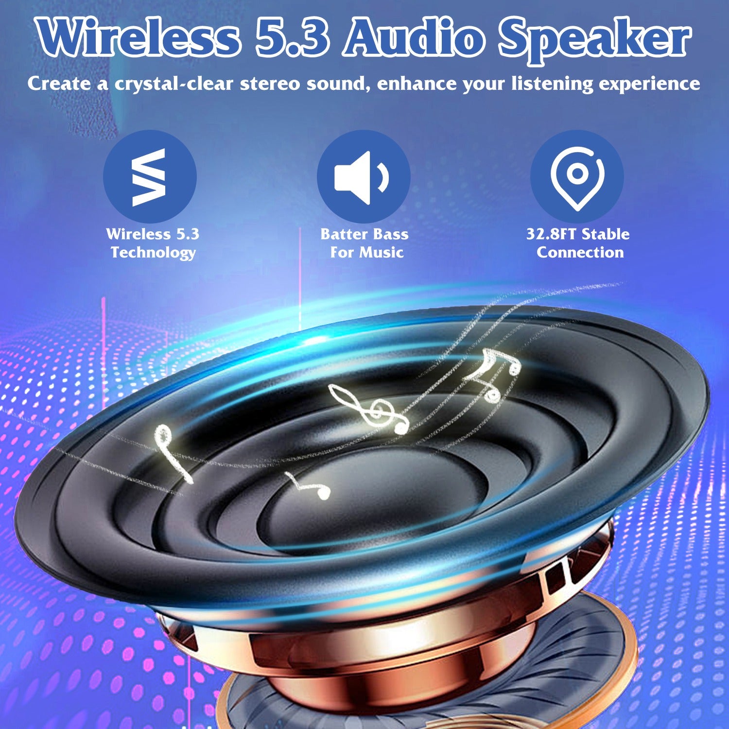 1Pc 4 in 1 Foldable Wireless Speaker Phone Stand with Power Bank 360Degree Rotatable Stand Wireless Speaker 5000Mah Battery RGB Light for Phones Ipads