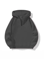 Zip-Up Fleece Hoodie - Loose Fit Terry Lined Hoodie with Pockets, S-3XL - Amora