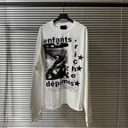 Heavyweight Long Sleeve T-Shirt - 300g Loose Fit Round Neck Tee, M-3XL - Amora