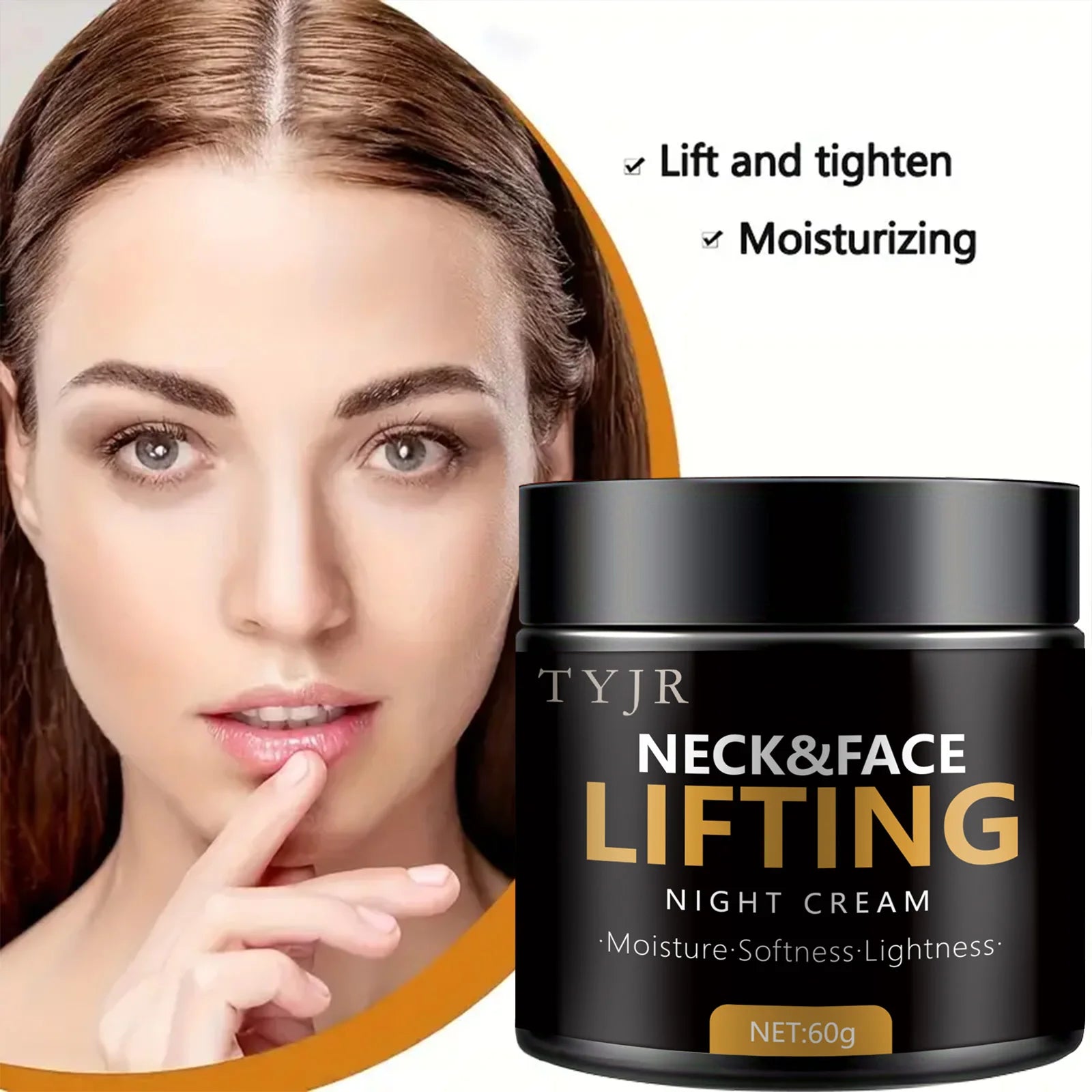 Neck Lines Protein Cream Collagen Eliminate Neck Fine Lines Anti-Ageing Lift Rejuvenation Nourish Eliminate Double Chin Skincare
