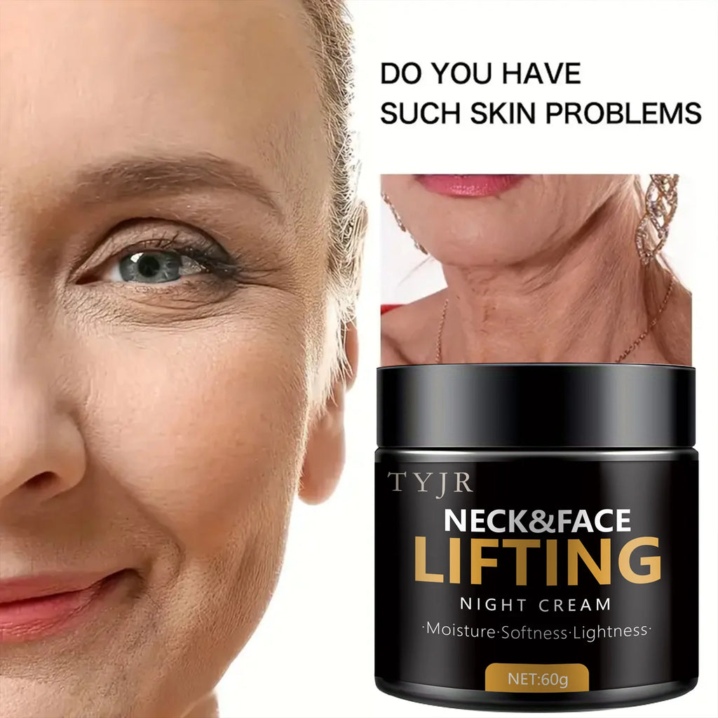 Neck Lines Protein Cream Collagen Eliminate Neck Fine Lines Anti-Ageing Lift Rejuvenation Nourish Eliminate Double Chin Skincare