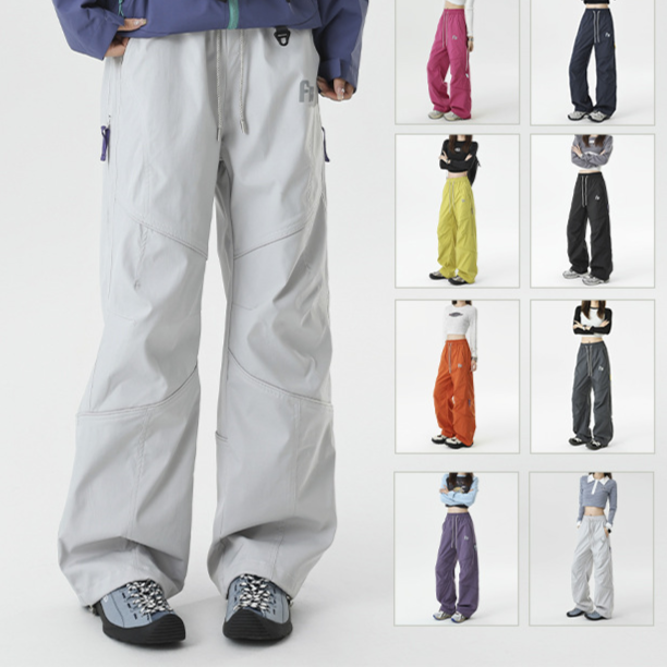 Windproof Water-Resistant Hiking Trousers - Straight Leg Outdoor Pants, Ten Colours, XXS-3XL - Amora