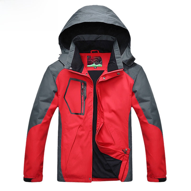 Water-Resistant Breathable Outdoor Jacket - Hiking Shell, Five Colours, M-3XL - Amora
