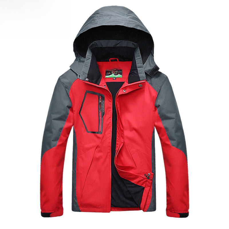 Water-Resistant Breathable Outdoor Jacket - Hiking Shell, Five Colours, M-3XL - Amora