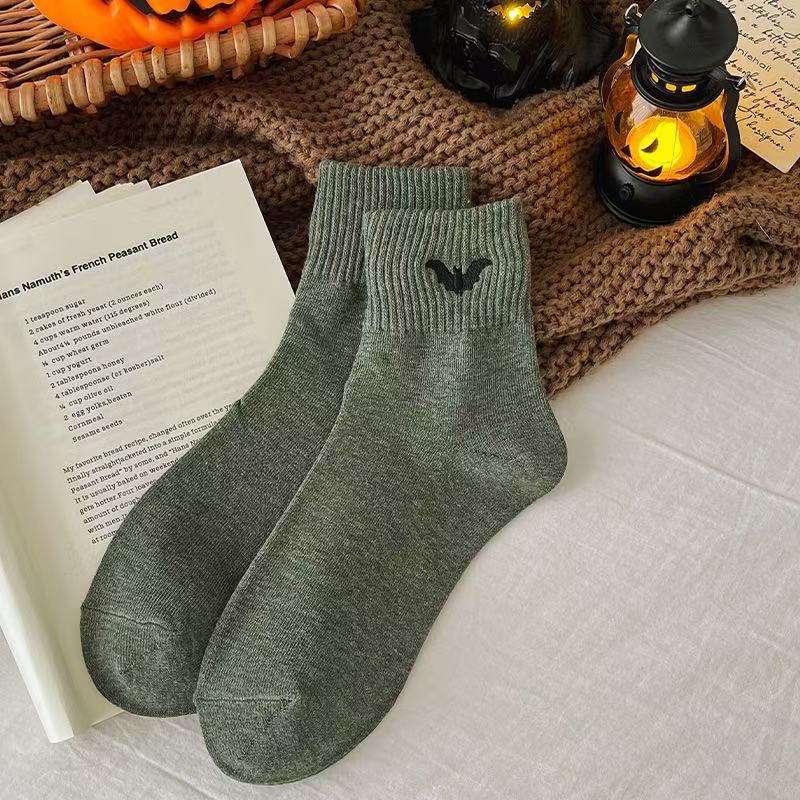 Thick Cotton Mid-Calf Socks - Warm Anti-Slip Winter Socks, Five Colours, One Size 33-44 - Amora