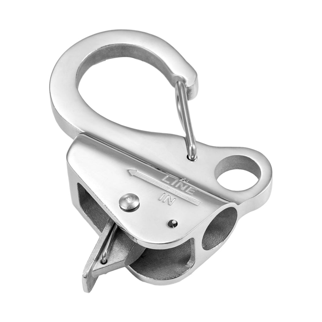Boat Anchor Hook, 304 Stainless Steel Slide Anchor, Knotless Anchor System with Quick Release, Boat Anchor Hook Clips For