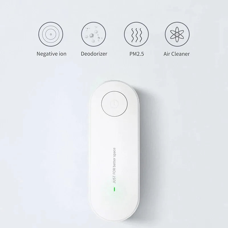 Anion Air Purifier Portable Air Purification Plug-In Negative Ion Generator Odor Eliminator Moke Remover Air Freshener Indoors