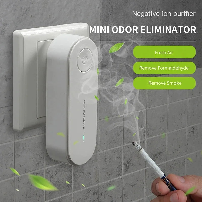 Anion Air Purifier Portable Air Purification Plug-In Negative Ion Generator Odor Eliminator Moke Remover Air Freshener Indoors