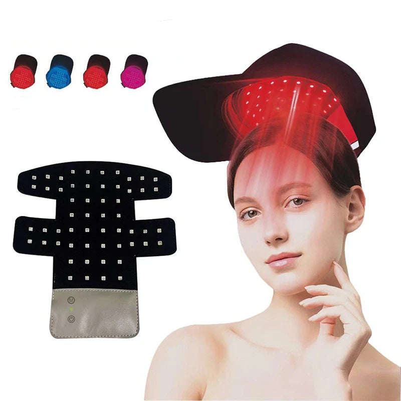 Red Light Therapy for Hair Fast Growth Cap Red&Infrared Light Therapy Device for Hair Loss Treatment with USB Charging Anti-Hair