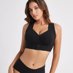 Women's Shapewear Bodysuit - Seamless Front Close Body Shaper, Black, Nude or White, S-2XL - Amora