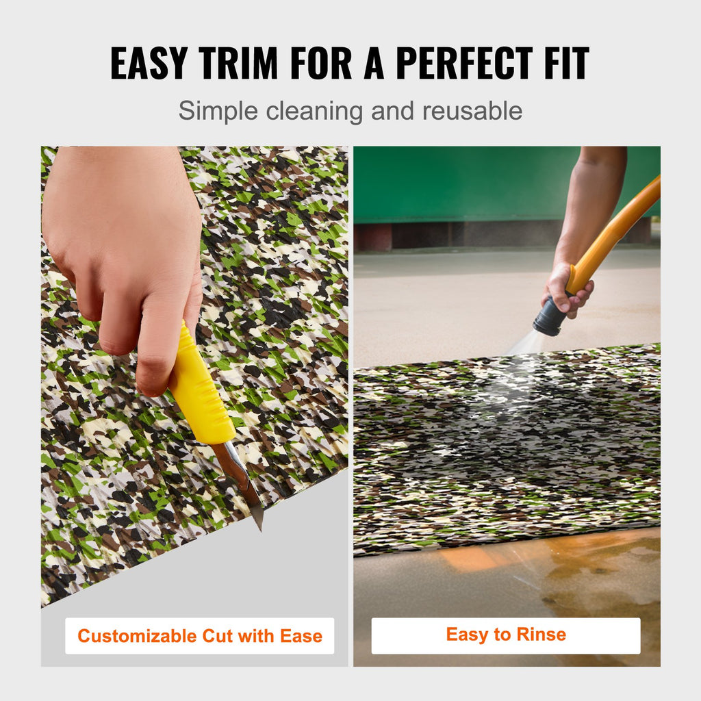 Boat Flooring, EVA Foam Boat Decking 94.5" X 35.4", Non-Slip Self-Adhesive Flooring, 23.2 Sq.Ft Marine Carpet for Boats, Yacht, Pontoon, Kayak Decking