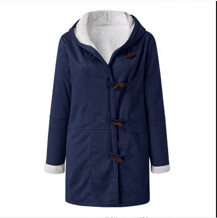 Women's Faux Fur Collar Suede Jacket - Button Front Lapel Jacket with Pockets, Ten Colours, S-5XL - Amora