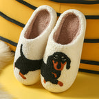 Plush Indoor Slippers - Non-Slip Faux Fur Lined House Slippers, Fifteen Designs, EU 36-45 - Amora