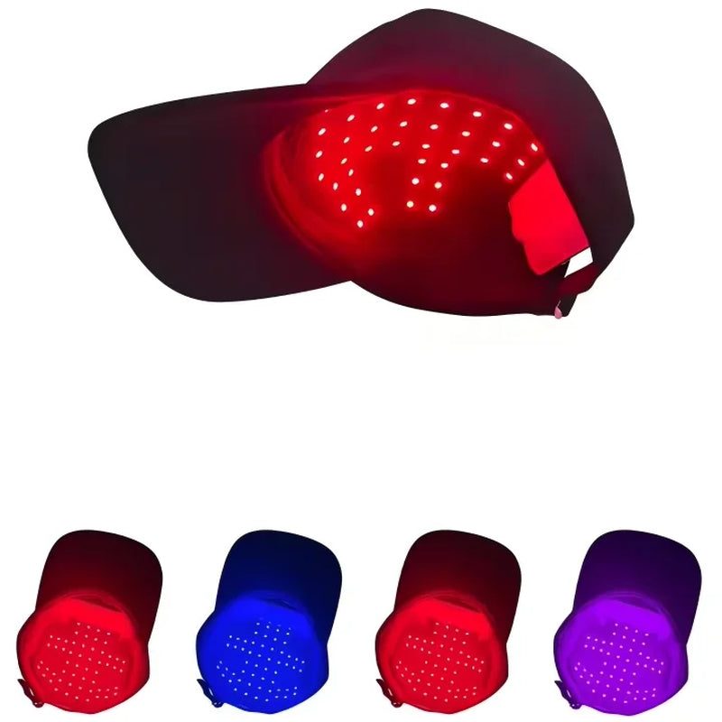 Red Light Therapy for Hair Fast Growth Cap Red&Infrared Light Therapy Device for Hair Loss Treatment with USB Charging Anti-Hair