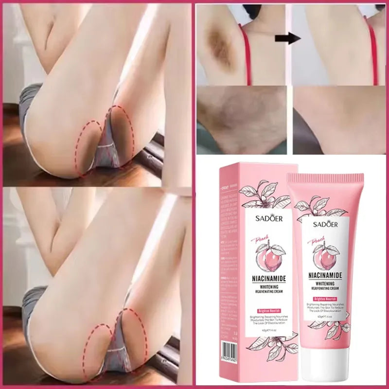 Nicotinamide Brightening Cream for Even Skin Tone and Radiance in Sensitive Areas