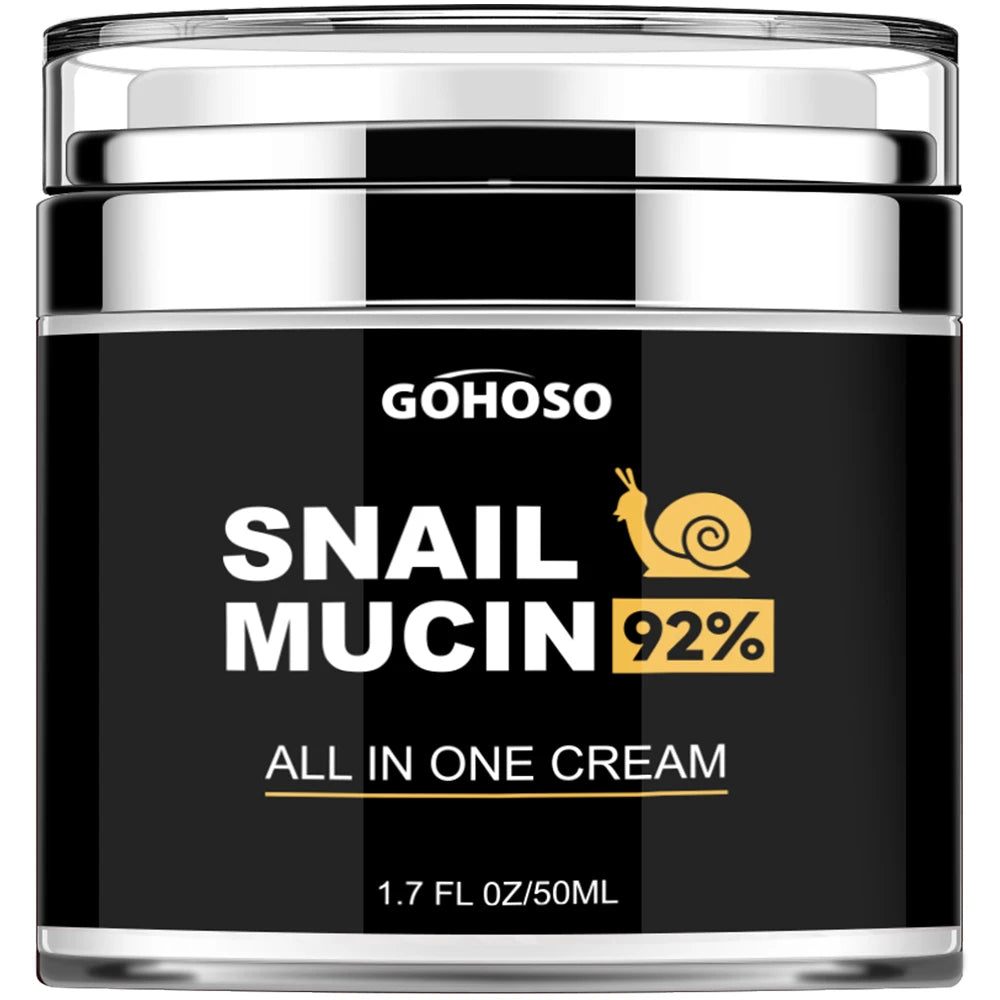 Skin Care Snail Mucus Facial Cream Firming Whitening Anti-Aging Moisturizing Hydrating Beauty Health Shrink Pores
