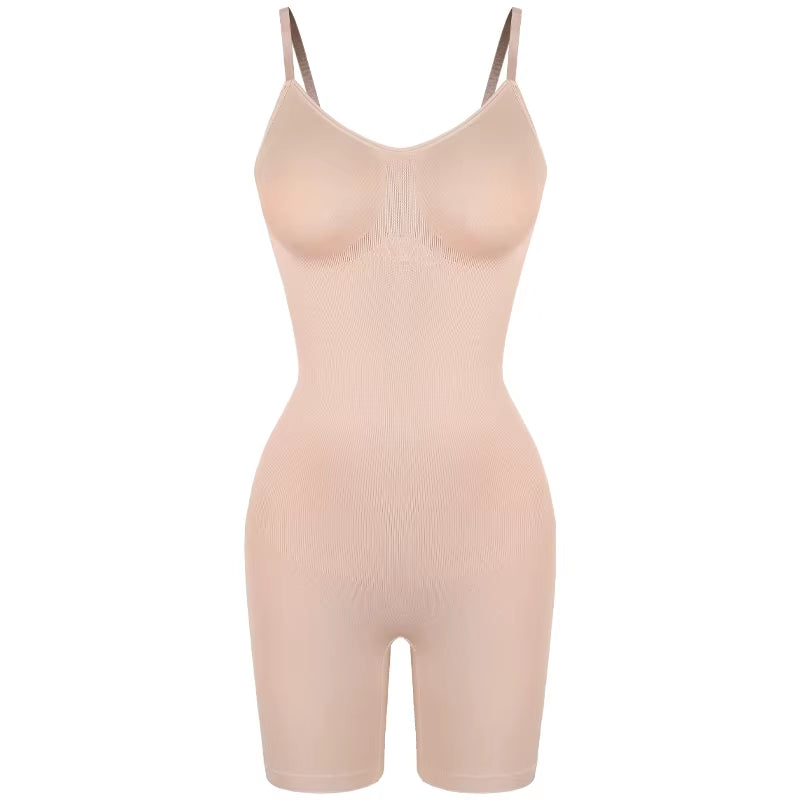 New Bodysuit Shapewear Women Tank Top Tummy Control Full Body Shaper anti Chafing Shorts Slimming Waist Trainer Butt Lifter