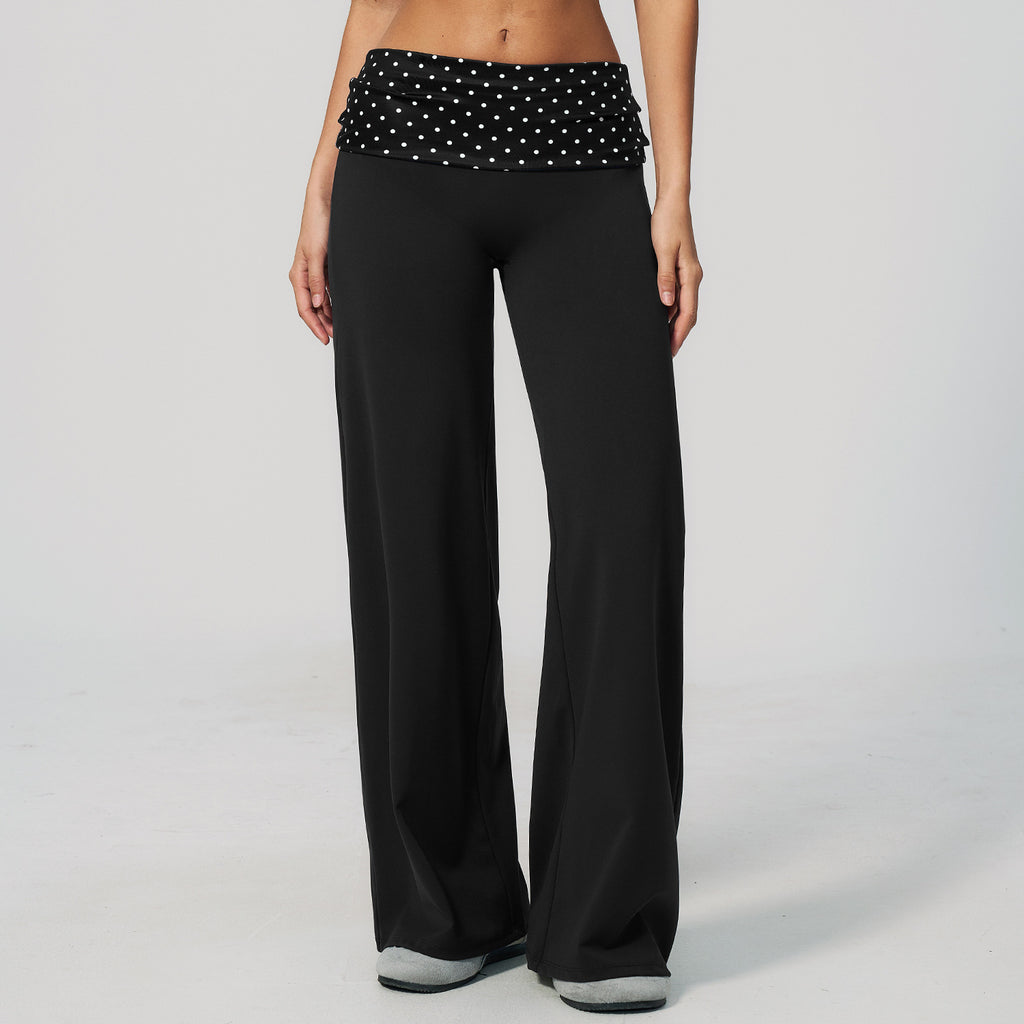 Women's Yoga Tank and Pilates Leggings - Sold as a Set or Separately, Polka Dot or Stripe, S-XL - Amora
